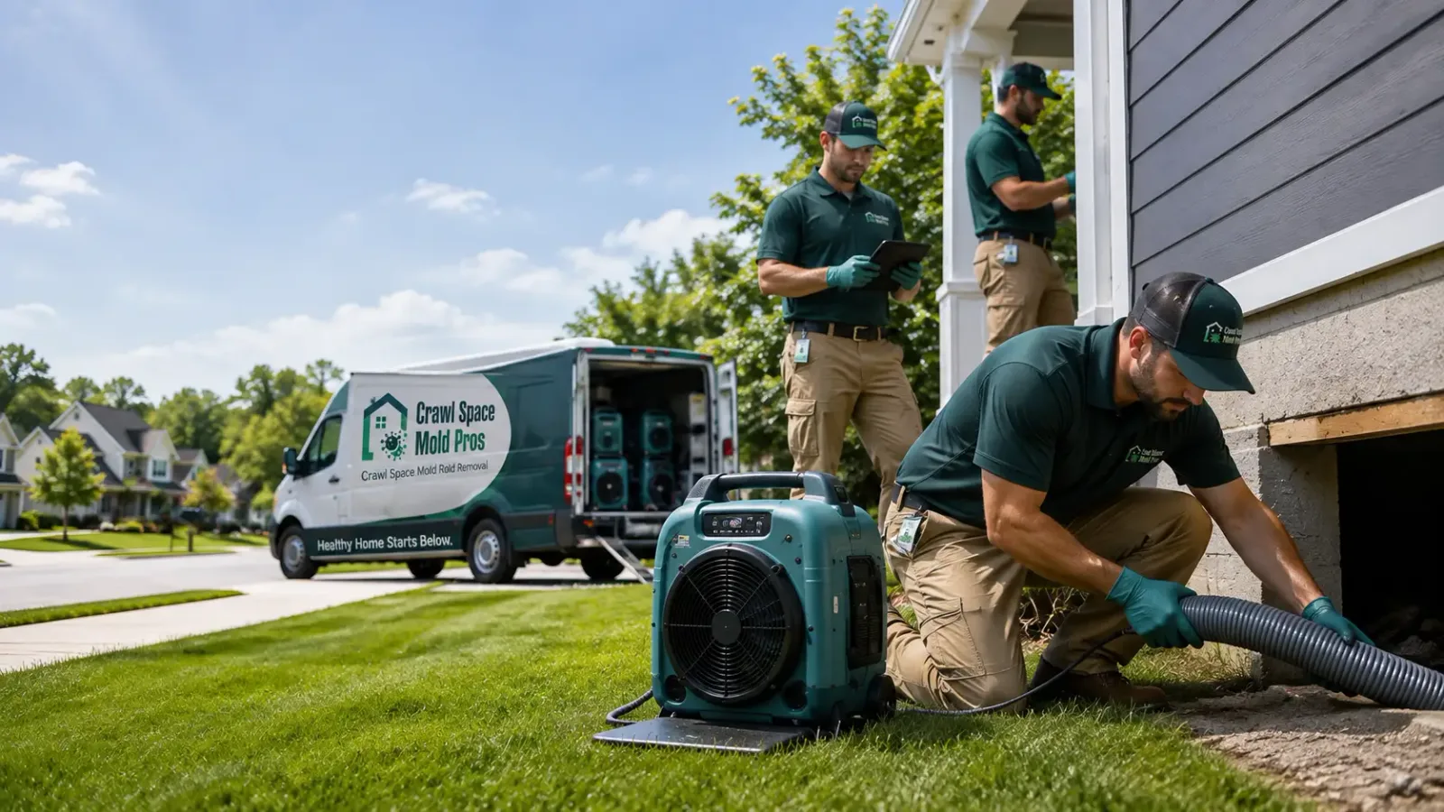 Crawl Space Mold Removal in Chili, WI